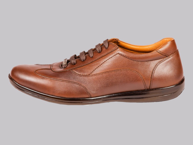 کفش چرم بهشتیان؛ طبیعی مصنوعی 2 مدل ایمنی ساده رنگ مشکی قهوه ای