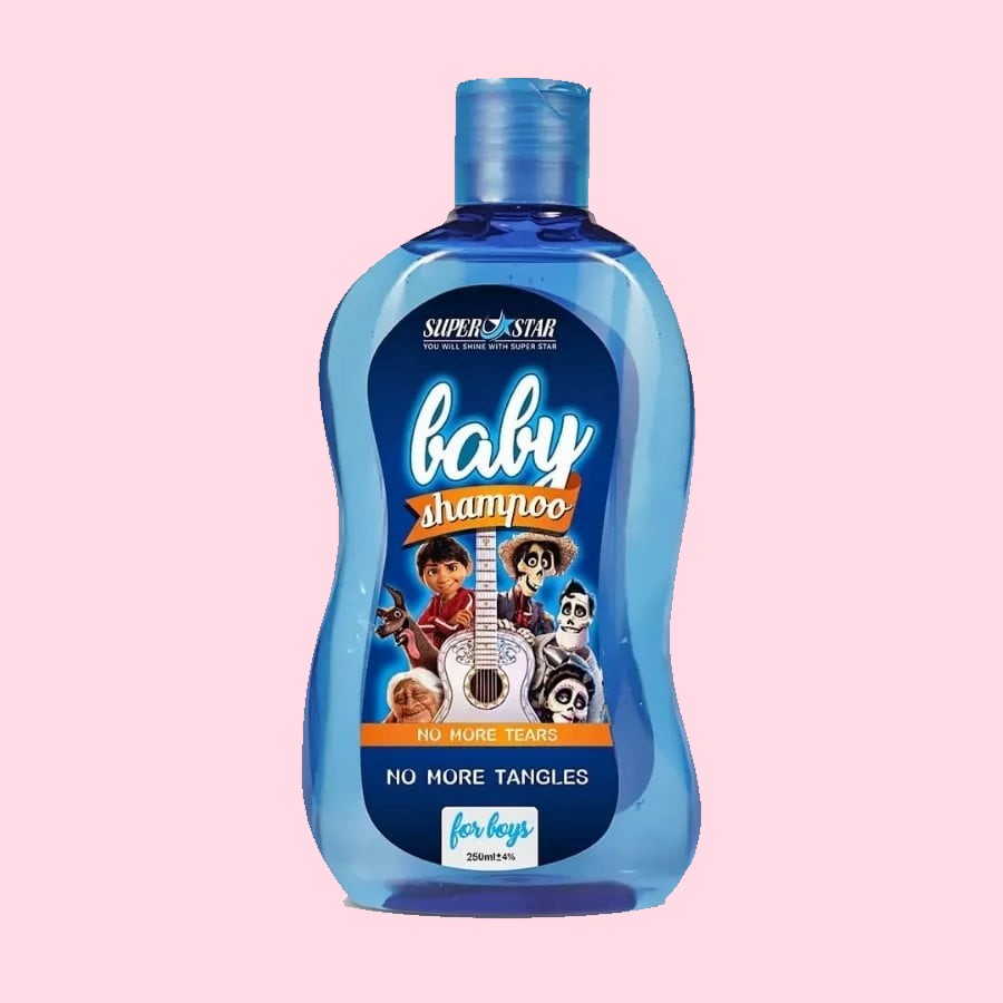 شامپو بدن بچه سوپراستار؛ نرم کننده پوست کودک 2 طرح دخترانه پسرانه