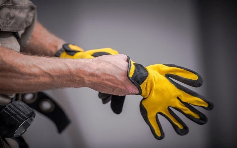 دستکش ایمنی تاپ؛ چند لایه الیاف نسوز عایق حرارتی gloves