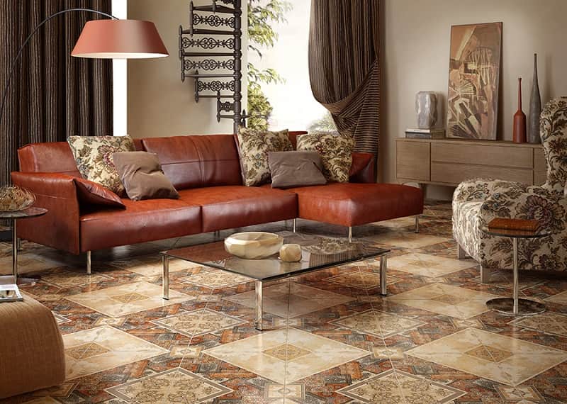 کاشی پردیس نیشابور؛ براق 2 طرح دیجیتالی ابروباد برش کالیبره Pardis