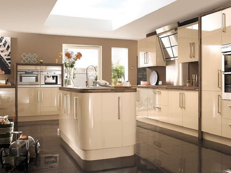 ام دی اف رنگ نسکافه ای؛ هایگلاس ملامینه ضد رطوبت 2 مدل طرحدار ساده