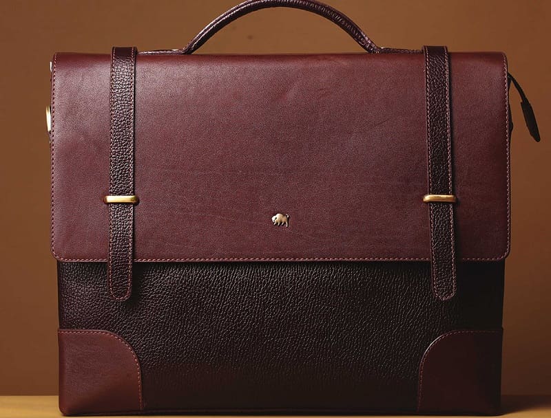 کیف چرم بوفالو (اکسسوری) نرم انعطاف پذیر 2 مدل دسته فلزی ساده