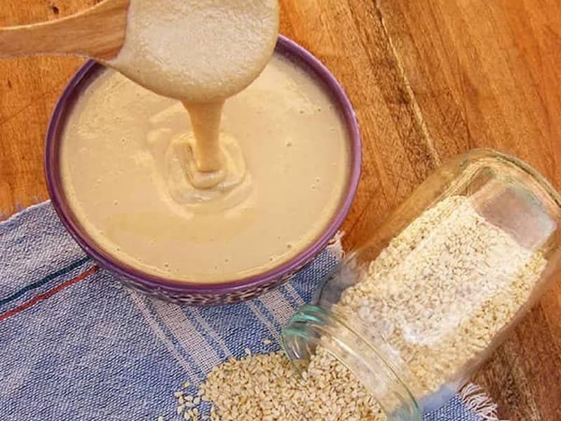 ارده کنجد برای زن باردار؛ طبی ارگانیک رشد جنین تقویت استخوان مواد معدنی Calcium