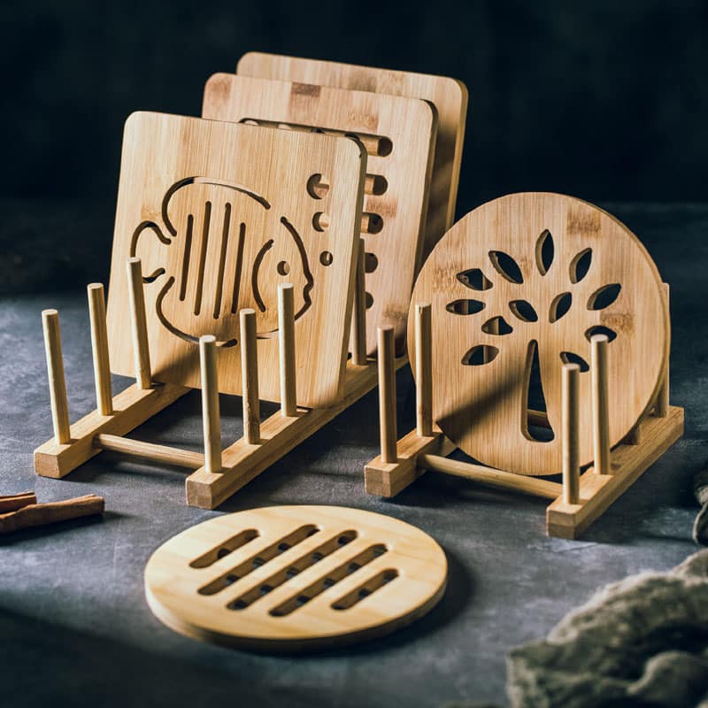 ظروف چوبی کودک؛ ضد باکتری مقاوم طبیعی دوام (2 5) سال