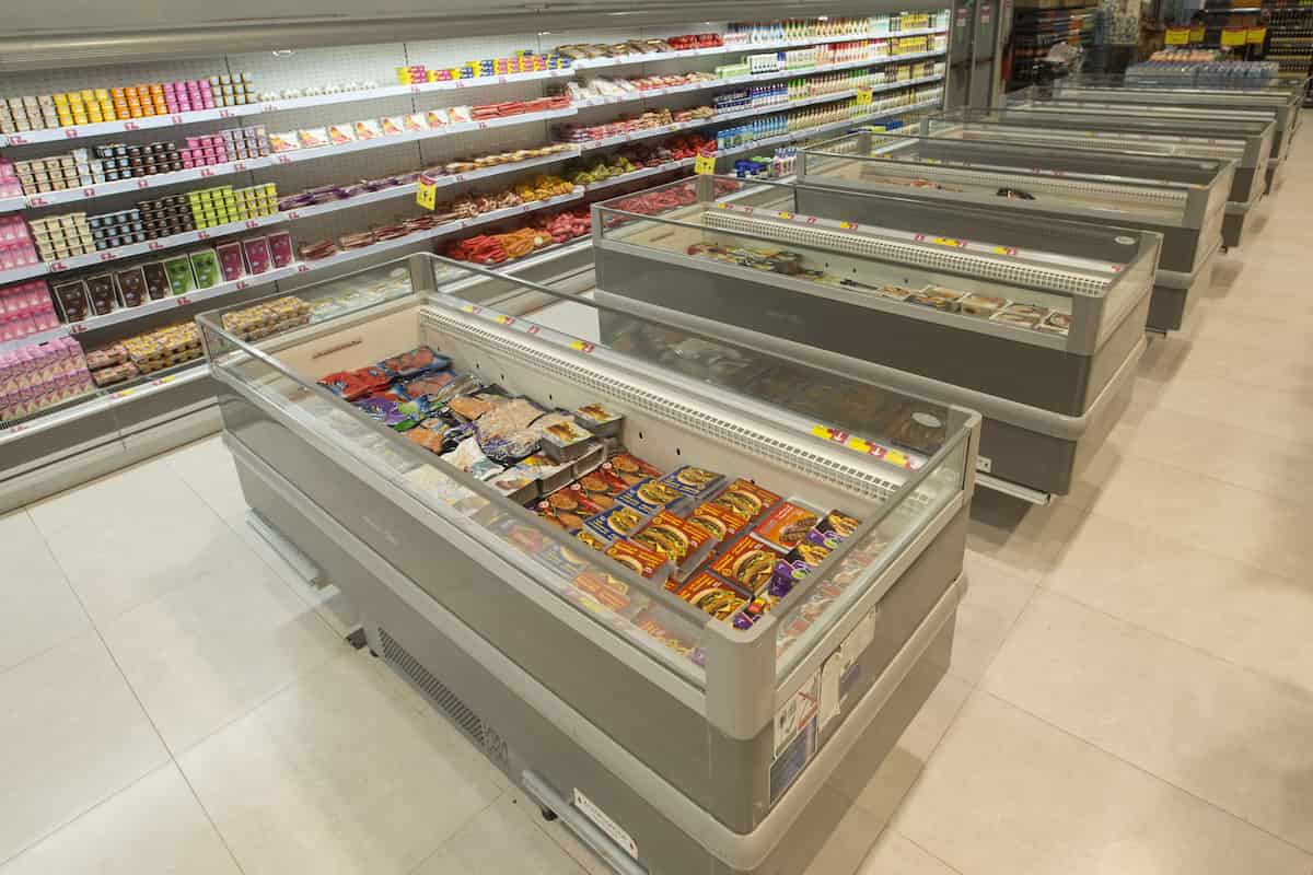 یخچال فریزر صنعتی خوابیده؛ مستطیلی فلزی گالوانیزه ضد خش Anti-shock