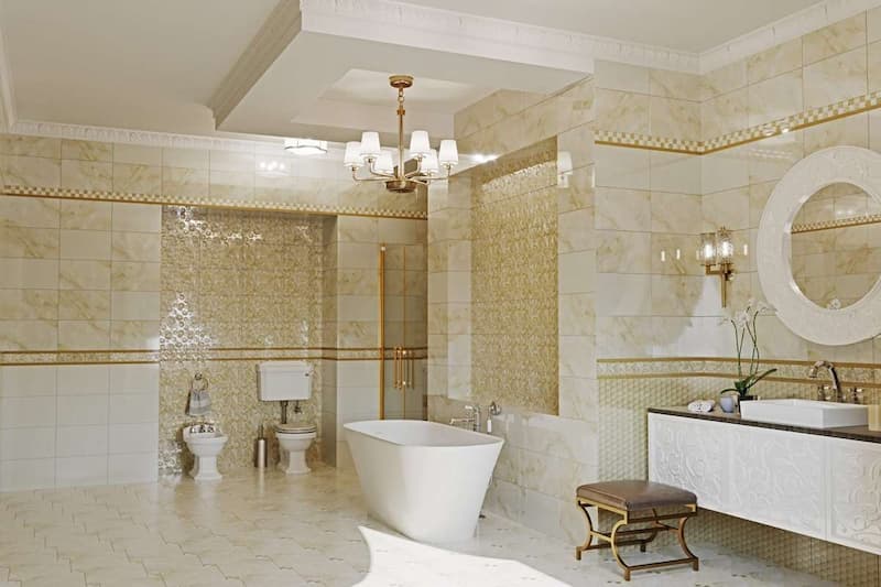 کاشی پارس اسپان؛ پرسلانی 3 بعدی مقاوم ضدآب 2 طرح مات براق