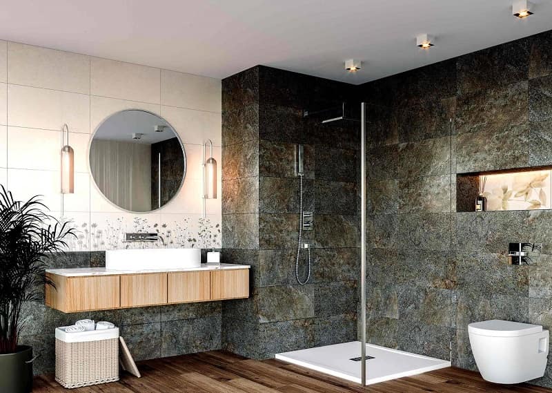 کاشی 120*60 (سرامیک) دیوار کف 2 مدل گلدار ساده مقاوم حرارت