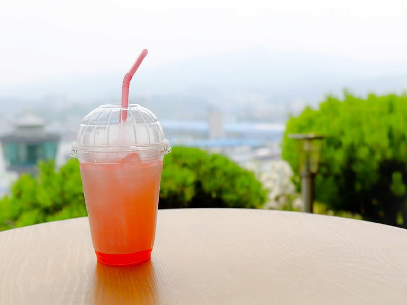 لیوان یکبار مصرف آیس پک؛ پلاستیکی کاغذی سفید آبی حجم 200 سی سی