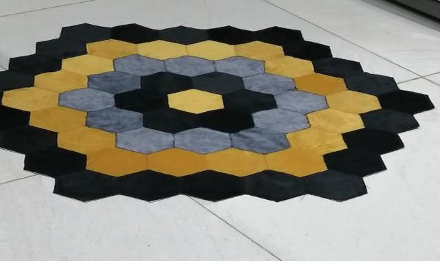 پادری شش ضلعی؛ سنتی فانتزی جنس (چرم کنفی نمدی)