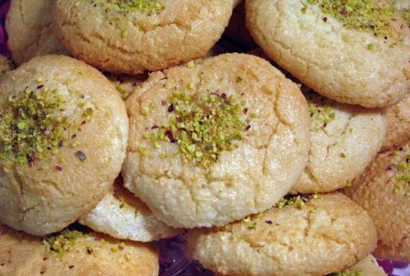 کلوچه مغزدار نارگیلی (کوکی) نرم لطیف شیرین مقوی انرژی زا