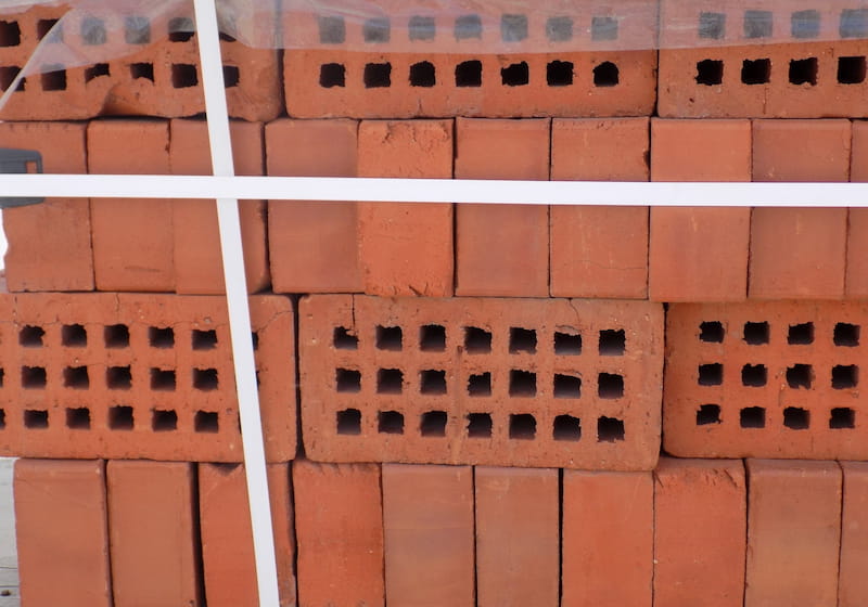 آجر سفال 15*20 مازندران؛ خاک رس دیوار داخلی خارجی قهوه ای قرمز mechanized