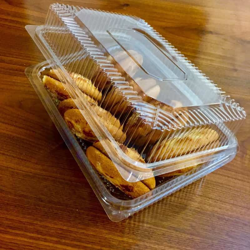 ظروف یکبار مصرف قنادی تهران؛ سه چهار خانه مقاوم 2 سایز کوچک بزرگ