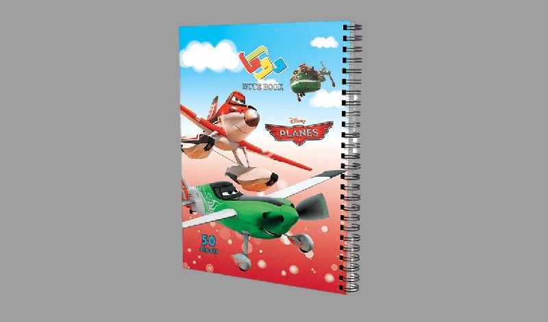 دفتر مشق پسرانه؛ ساده سیمی کلاسوری (40 60 100) برگ