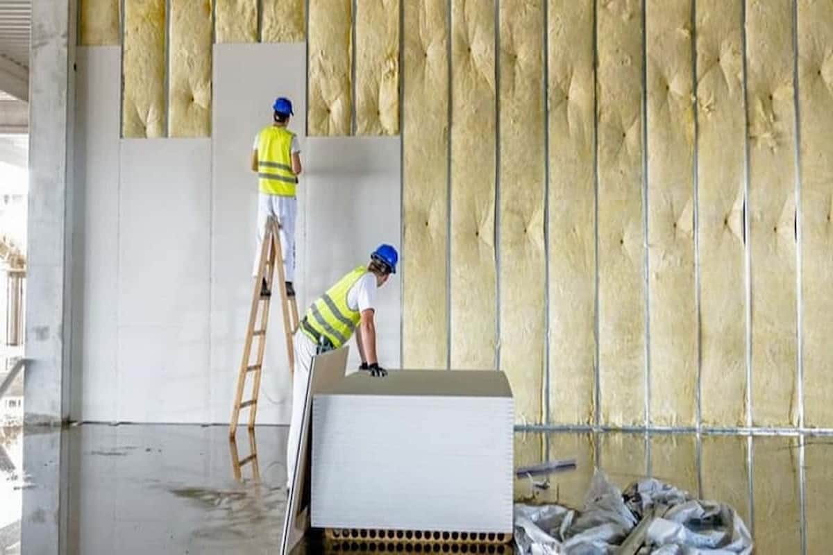 عایق صوتی دیوار مشترک؛ تو کار مانع ورود صدا ضخیم (2 8) سانتیمتر