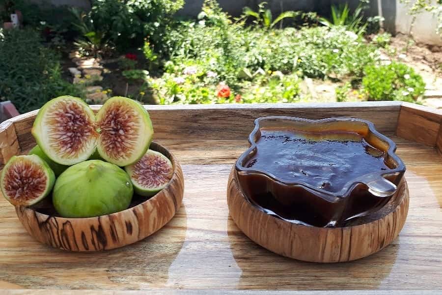 شیره انجیر برای یبوست؛ بسته بندی کیلویی 2 رنگ قهوه ای (روشن تیره) فیبر