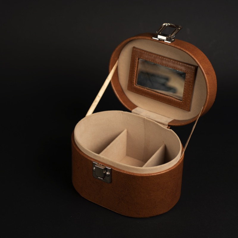 جعبه وسایل آرایشی دخترانه؛ چوبی فلزی 2 سایز بزرگ کوچک Box