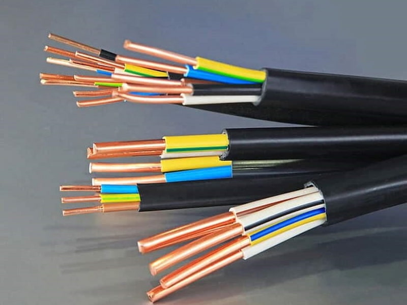 سیم و کابل سیمکان اصفهان؛ مس آلومینیوم 3 رنگ (سبز آبی زرد) روکش Pvc