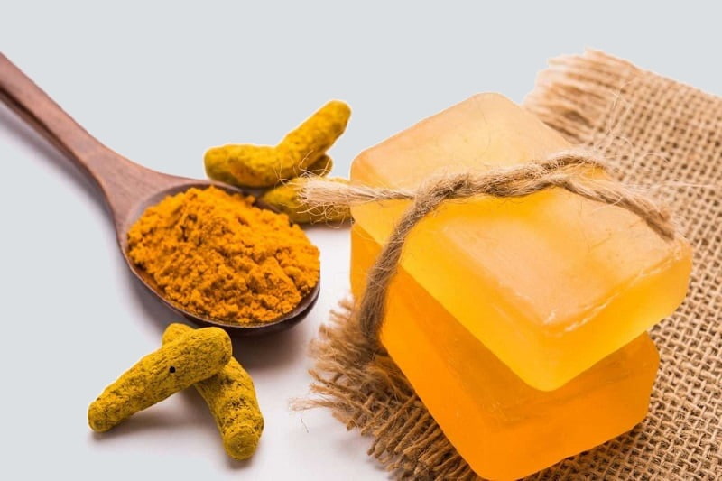 صابون زردچوبه ضد لک؛ گیاهی فاقد مواد شیمیایی انقضا طولانی 100 گرم soap