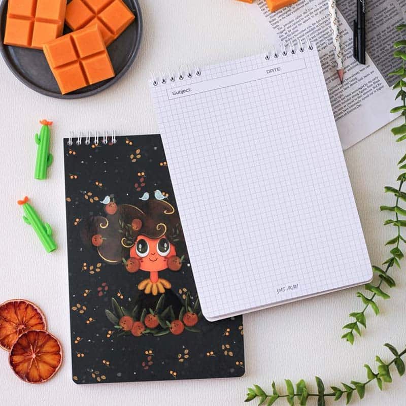 دفتر شطرنجی خانه درشت؛ سیمی چسبی 2 کاربرد قالی بافی ریاضی