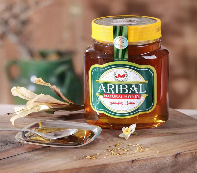 عسل طبیعی آریبال؛ آویشن گون نعناع حاوی آنتی اکسیدان سدیم Aribal