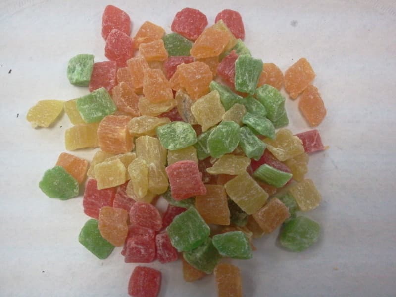 میوه خشک حبه ای رازک؛ ترش شیرین 3 نوع (سیب نارگیل موز)