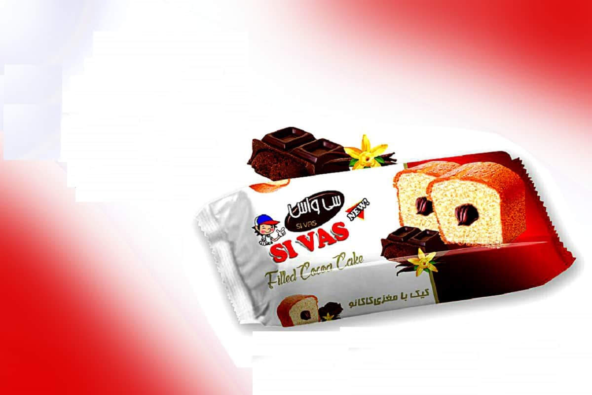 کیک و کلوچه سیواس؛ فرآورده آرد شیر تخم مرغ (100 500) گرمی