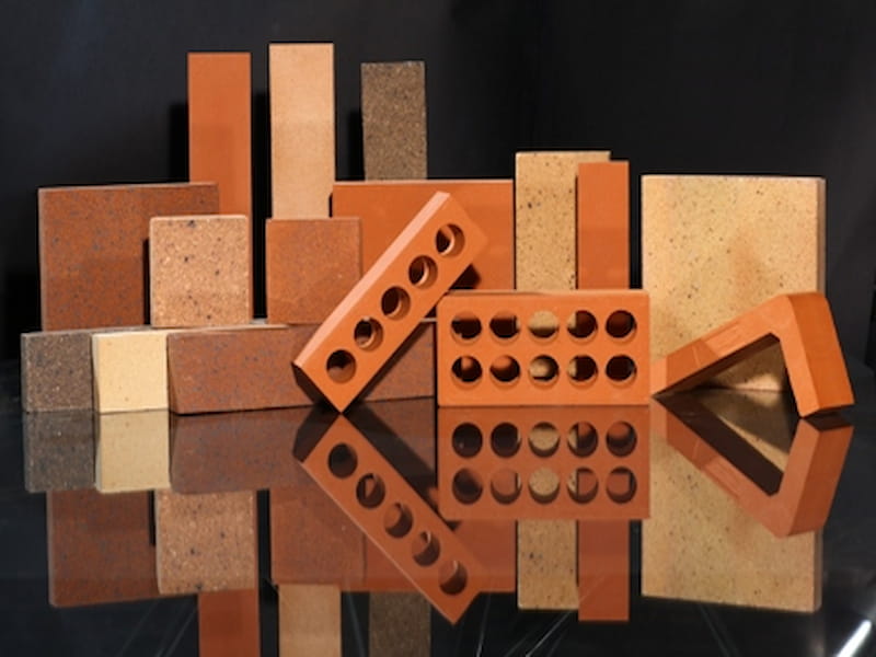 آجر لفتون مریخی پور؛ زرد قرمز با کیفیت مقاوم نمای ساختمان Lefton