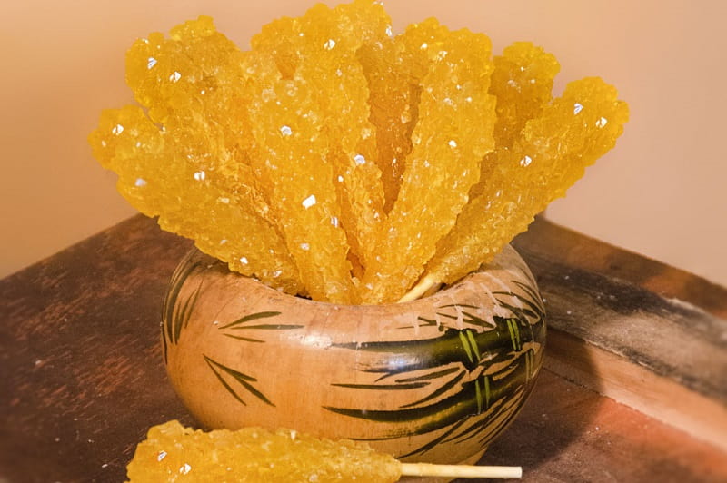 نبات چوبی بسته ای؛ بلور شفافی 3 طعم (زعفرانی زنجبیلی ساده)