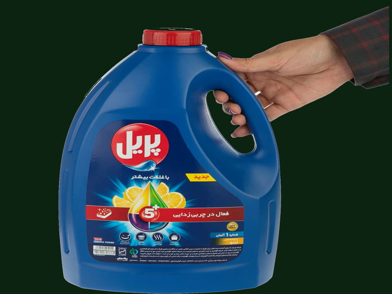 مایع ظرفشویی پریل؛ حاوی عصاره گیاهی لکه زدایی قوی ارگانیک