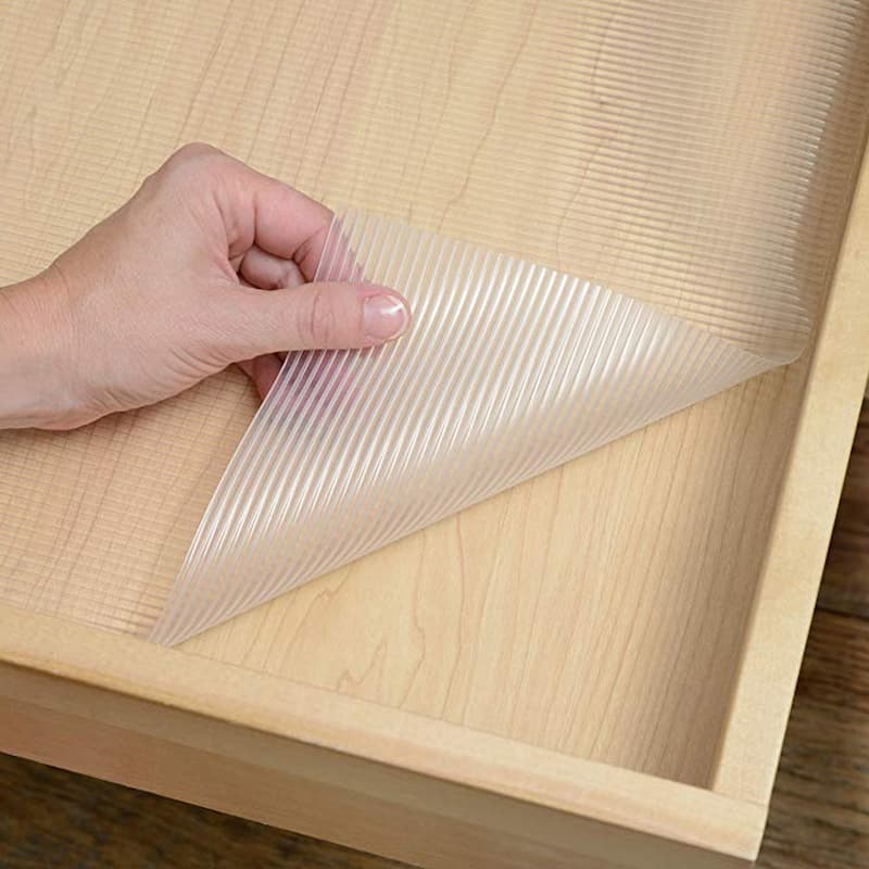 نایلون داخل کابینت؛ چسبی طرحدار رنگی (سفید طلایی نقره ای) پلاستیکی