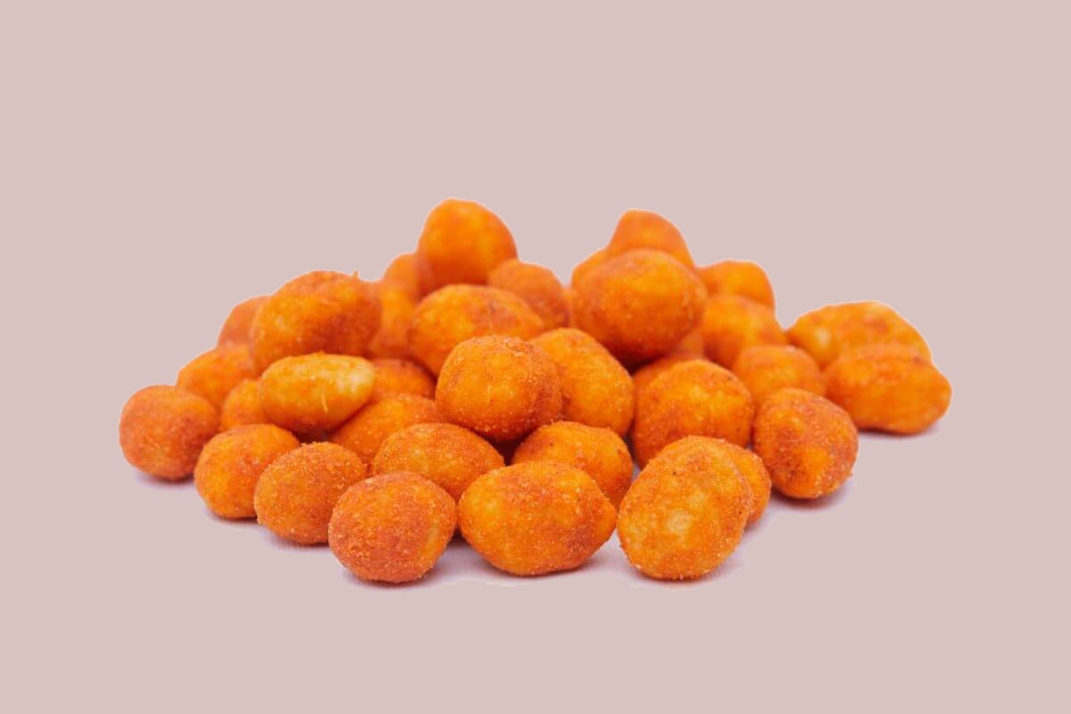 بادام زمینی پاکتی؛ شور فلفلی سرکه ای 3 خواص آهن مس Protein