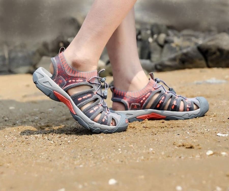 صندل کوهنوردی هومتو؛ ضد لغزش راحت سبک سایز 38 39 40 زیره EVA