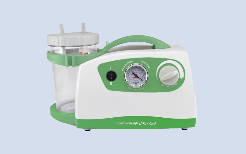 دستگاه ساکشن رومیزی اچ اس پی؛ مخزن 1 لیتری فیلتر HEPA