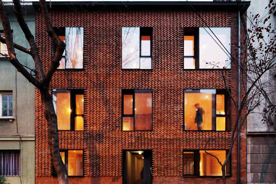 آجر آذرخش تکسچر؛ سبک ضد آب نمای دیوار ساختمان texture