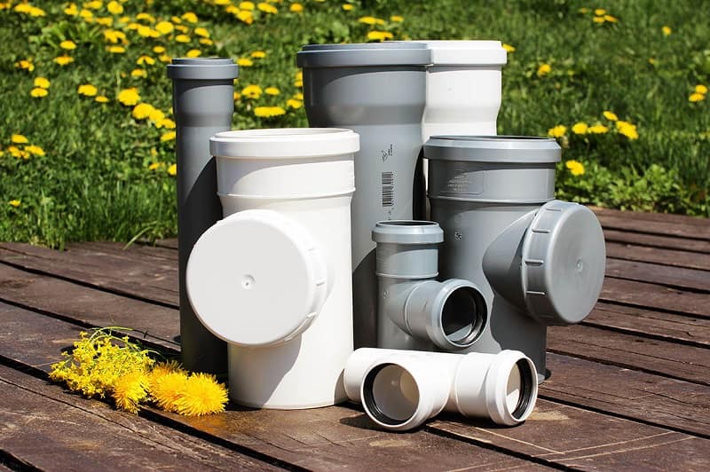 لوله و اتصالات پوش فیت؛ صنعتی عمرانی پلی پروپیلن 3 نوع (زانویی جعبه شیر واشر)