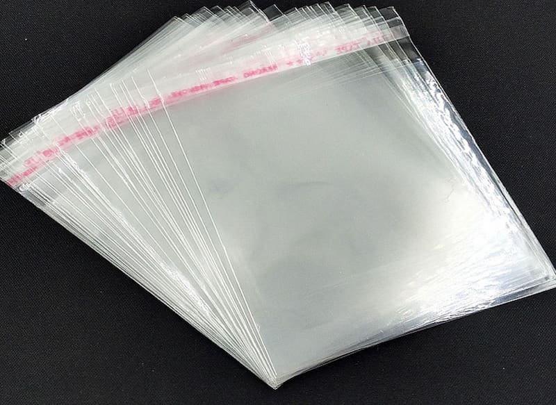 نایلون بسته بندی چسبی؛ شفاف لبه صدفی (پوشاک خوراکی) 100 عددی