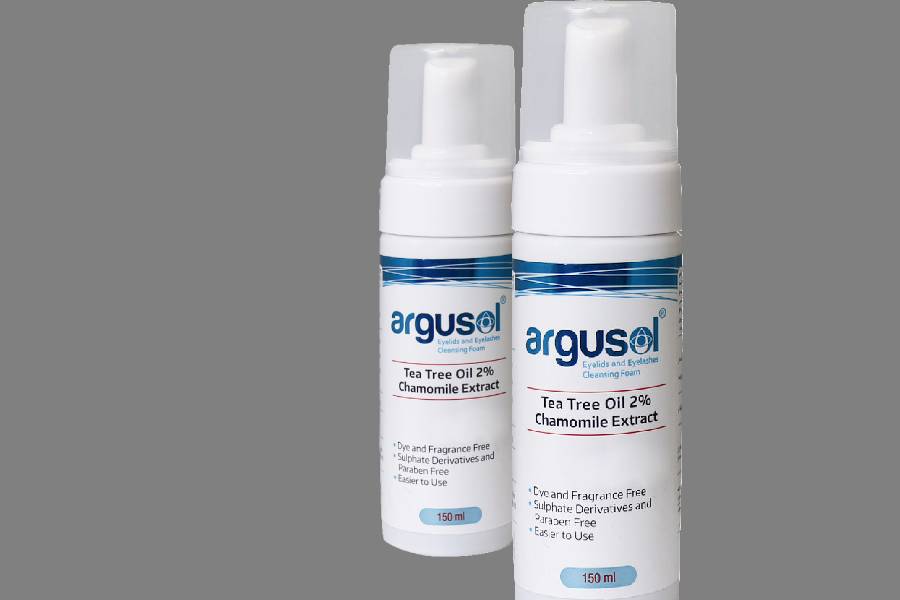 فوم آرگوسول؛ بابونه بتائین مناسب پلک چشم حجم 150 میلی‌لیتر Argusol