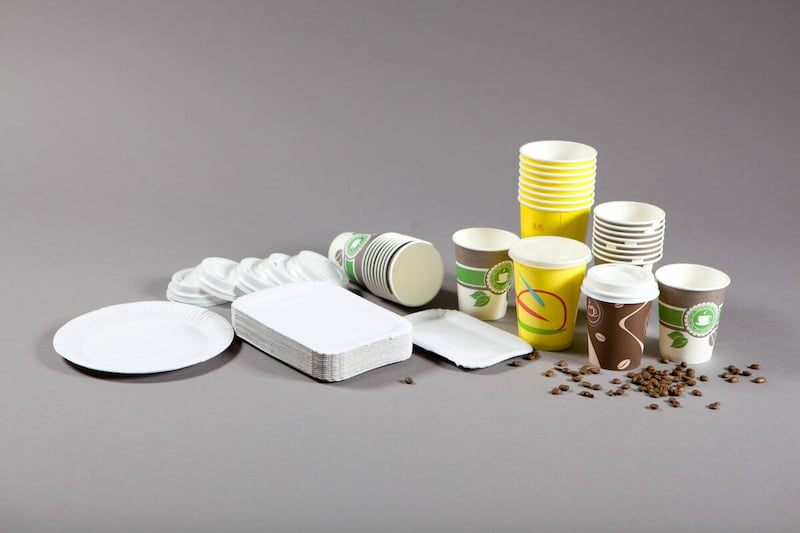 یکبار مصرف عمده؛ فومی شفاف مقاوم شستشو رنگ (آبی زرد سفید)