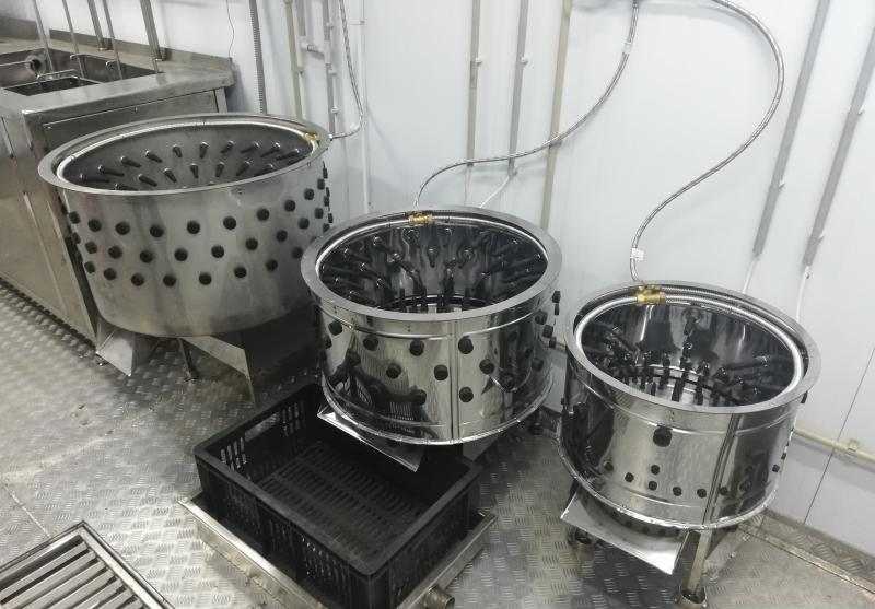 دستگاه پرکن مرغ صنعتی؛ آلومینیومی دارای مخزن 1.5 اسب بخار دستگیره Machine