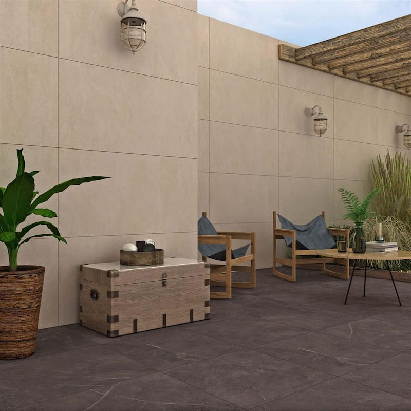 کاشی دیوار حیاط؛ مربع مستطیل 3 نوع معرق مینیاتوری هفت رنگ Tiles