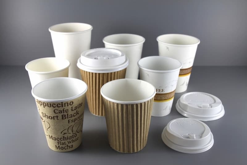 لیوان یکبار مصرف برای نسکافه؛ دو جداره درب دار paper cup