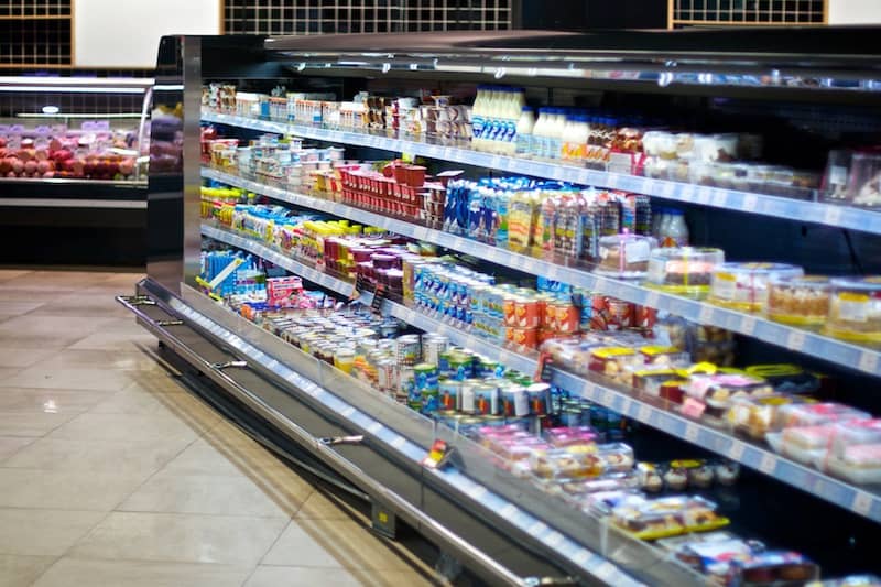 یخچال ایستاده دست دوم مغازه؛ استیل ضد زنگ کم مصرف