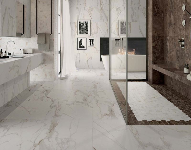 سرامیک طرح سنگ شیراز؛ گرانیتی پرسلانی ضد خش ابعاد (30*60) سانتی متر