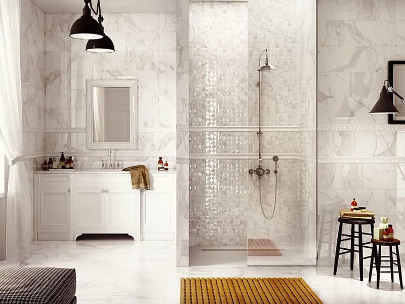 کاشی کف حال؛ وزن سبک براق مات ایران ابعاد 40*40 70*70