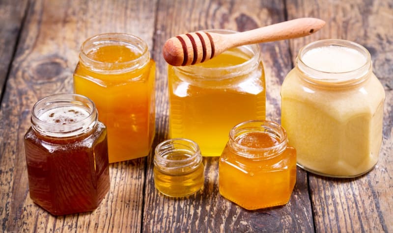 عسل کوهی برای معده (انگبین) موم دار عصاره گل ها honey
