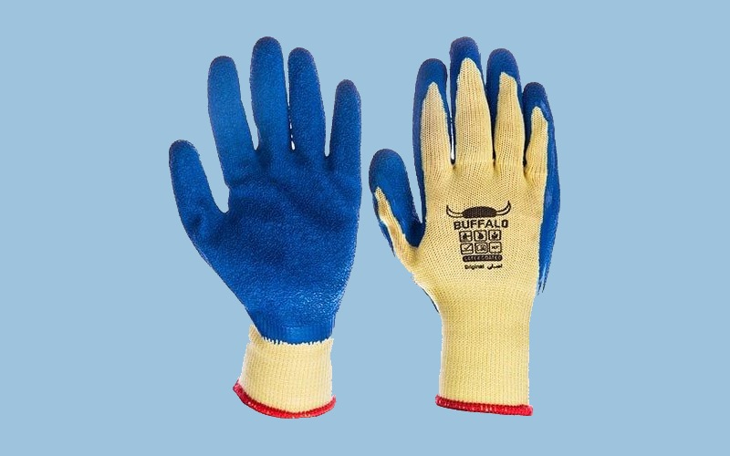 دستکش ضد برش بوفالو؛ نخ پلی استر پنج لایه ضد لغزش (گارانتی اصالت)