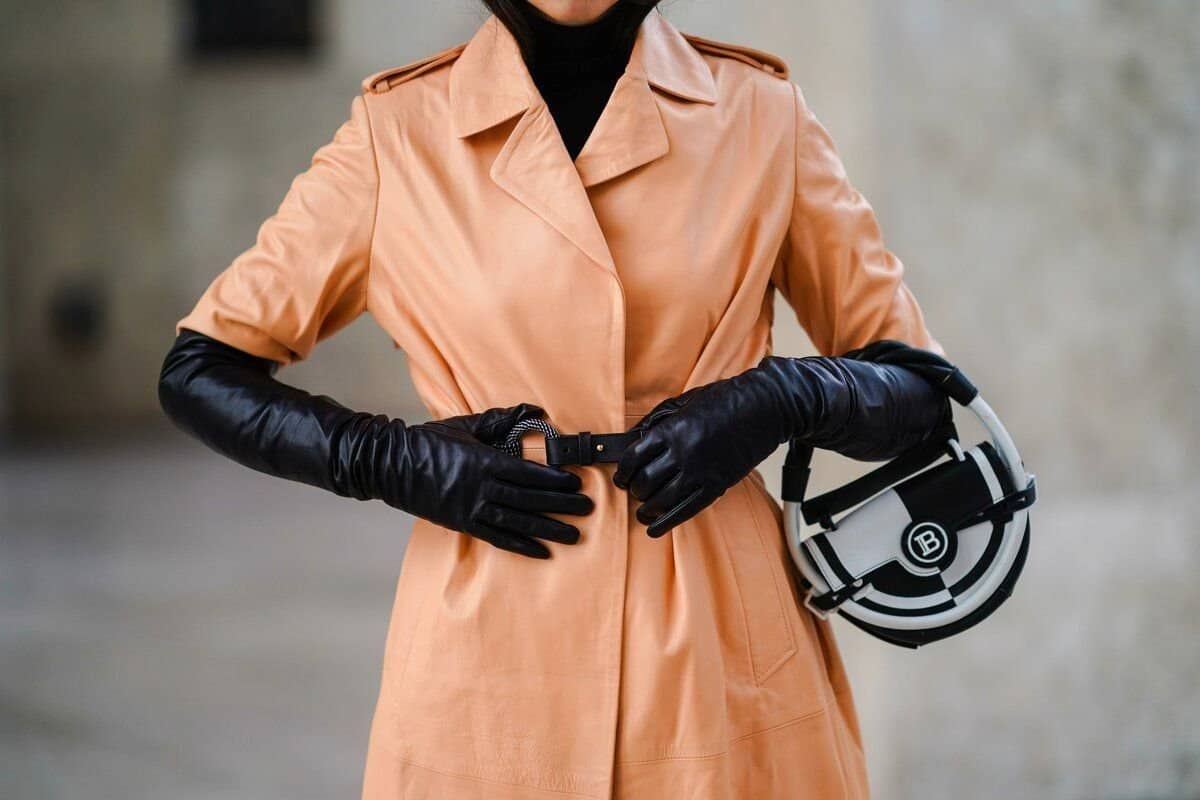 دستکش چرم اصل زنانه؛ پوست حیوانات بافت نرم عایق بز