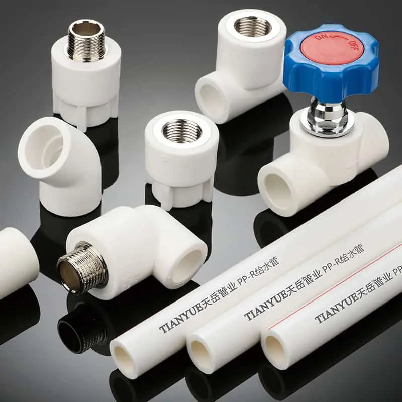 اتصالات لوله سفید؛ پلاستیکی 2 کاربرد انشعابات مصارف ساختمانی Polypropylene