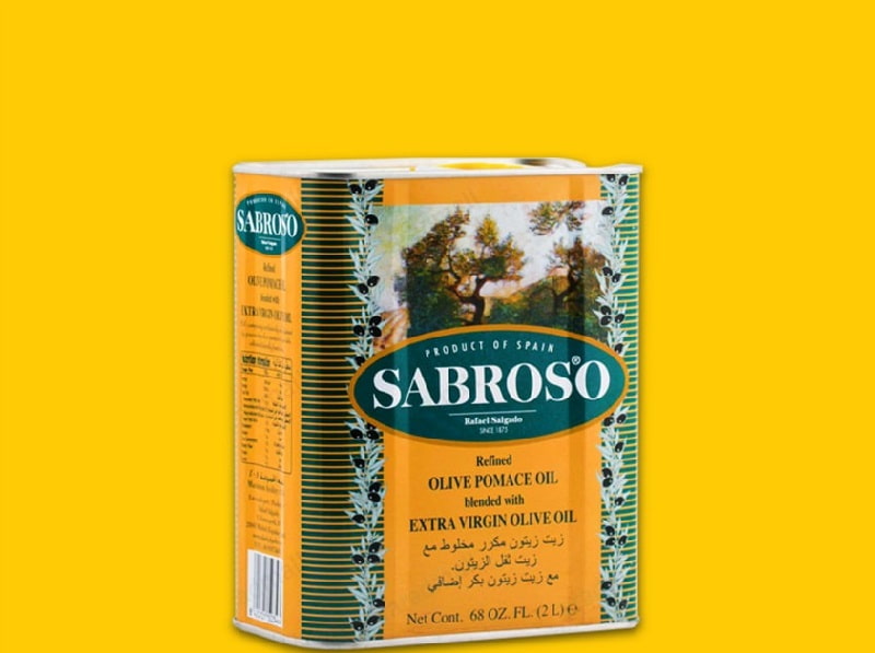 روغن زیتون سابروسو؛ پخت غذا سالاد تولید اسپانیا حاوی Vitamin B