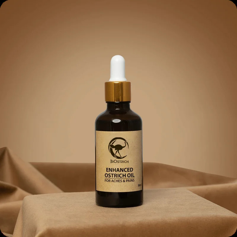 روغن شتر مرغ برای مو؛ خوراکی موضعی زرد تیره وزن (100 150 200) گرمی